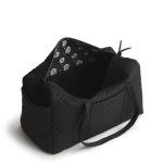 Vera Bradley Women's Premium Cotton Large Original Duffel Bag, Moonless Night, One Size