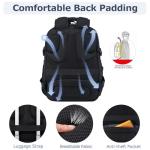 VANKEAN 17.3'' Travel Laptop Backpack TSA Friendly, Water Resistant Anti Theft Extra Large College Backpacks with RFID Pockets, USB Port for Men Women Business Work Bag, Black