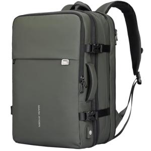 MARK RYDEN Travel Backpack for Men, 40L Airline Approved Carry on Backpack with USB Charging Port, 17.3 Inch Waterproof Business Laptop Backpack