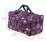 Rockland Rolling Duffel Bag, Purple Pearl, 22"