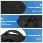 ZOMFELT Travel Backpack for Men, Carry on Backpack, TSA 17.3 inch Laptop Backpack Flight Approved, Personal Item Travel Bag Nurse Bag Casual Daypack for Weekender Business Trip, Black