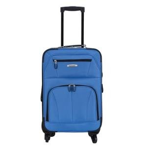 Rockland Pasadena Softside Spinner Wheel Luggage, Blue, Carry-On 20-Inch