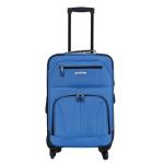 Rockland Pasadena Softside Spinner Wheel Luggage, Blue, Carry-On 20-Inch