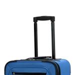 Rockland Pasadena Softside Spinner Wheel Luggage, Blue, Carry-On 20-Inch