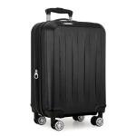 Elite Luggage Expandable Hardside Spinner Luggage, Black, 21" Carry-on