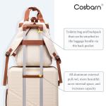 Cosbarn Carry On Luggage 22x14x9 Airline Approved, 20 Inch Carry on Suitcases with Wheels, ABS Lightweight Carry-on Luggage, Travel Suitcase Set with Wheels and TSA Lock