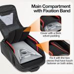 Trunab Travel backpack Compatible with Starlink Mini with Adjustable Padded, Portable Storage Bag with 15.6” Laptop Compartment and Accessories