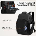 Trunab Travel backpack Compatible with Starlink Mini with Adjustable Padded, Portable Storage Bag with 15.6” Laptop Compartment and Accessories
