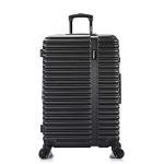 InUSA ALLY Travel Suitcase with Spinner Wheels | Lightweight Ergonomic Luggage Handles and TSA Lock Spacious Traveling Suitcases | 28 Inch Hardside Large Luggage | Black