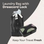 Shacke 6 Set Packing Cubes for Travel - Compression Packing Bags/Travel Organizer - Luggage Organizer Bags for Traveling - Travel Essentials for Women - Cruise Must Haves Packing List (Pure Black)