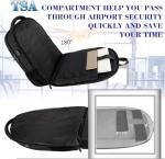 MATEIN Extra Large Travel Backpack, TSA Friendly 18.4 Inch Laptop Backpack with USB Charging Port, Anti Theft Flight Approved Business Work College Computer Big Bag for Women Men, Black