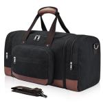 Dimayar Expandable Duffle Bag for Men, 50L Large-Capacity Weekender, Water-Resistant Mens Duffle Bags for Traveling, Lightweight & Durable Overnight Carry-On, Versatile Gym and Travel Bag