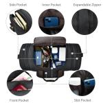 Dimayar Expandable Duffle Bag for Men, 50L Large-Capacity Weekender, Water-Resistant Mens Duffle Bags for Traveling, Lightweight & Durable Overnight Carry-On, Versatile Gym and Travel Bag