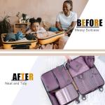 8 Set Packing Cubes for Travel Suitcase Organizer Bags Luggage Packing Cubes Set Travel Essentials Accessories Gifts for Women