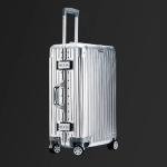 20/24/26/29 Inch Lightweight Aluminum-Magnesium Alloy Carry-on Suitcase - Cabin Luggage Business Travel Trolley w/Spinner Wheels
