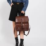 Retro BackpackWomen 2026 Fashionable Large-capacity Multi-functional Travel Backpack