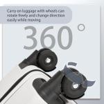 Ruausine 20 Inch Carry-on Luggage, 22x14x9 Airline Approved Carry on Luggage, Hard Shell Small Rolling Carry on Suitcase with Spinner Wheels TSA Approved for Travel (White, 20 IN)