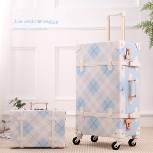 Large Capacity Vintage Suitcase 20-inch Rolling Luggage Boardable PU High Quality Suitcase Set 20/24/26 inch