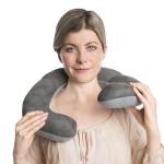Travelon Deluxe Wrap-n-Rest Pillow, Dark Gray/Light Gray