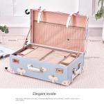 Large Capacity Vintage Suitcase 20-inch Rolling Luggage Boardable PU High Quality Suitcase Set 20/24/26 inch
