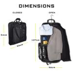 ZEGUR Suit Carry On Garment Bag for Travel & Business Trips With Shoulder Strap