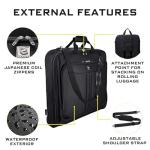 ZEGUR Suit Carry On Garment Bag for Travel & Business Trips With Shoulder Strap