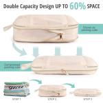 Expandable Compression Packing Cubes for Suitcases,6 Set Lightweight Compressible Travel Packing Organizer for Carry on Suitcase,Organizer Bags Set as Travel Essentials for Women