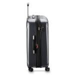DELSEY PARIS Helium Aero Hardside Expandable Luggage with Spinner Wheels, Titanium, Checked-Medium 24 Inch