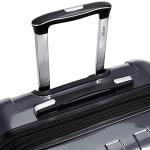 DELSEY PARIS Helium Aero Hardside Expandable Luggage with Spinner Wheels, Titanium, Checked-Medium 24 Inch