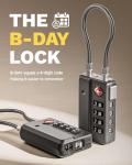 LUGGEX TSA Locks for Luggage, One-Button Reset TSA Approved Luggage Locks, Suitcase Locks, Ease of Use & Durable