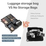 8 Set Packing Cubes for Travel,Luggage Organizers for Travel Accessories