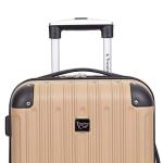 Travelers Club Midtown Hardside 4-Piece Luggage Travel Set, Tan