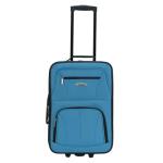 Rockland Fashion Softside Upright Luggage Set, Expandable, Wheel, Telescopic Handle,Turquoise, 2-Piece (14/19)