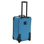 Rockland Fashion Softside Upright Luggage Set, Expandable, Wheel, Telescopic Handle,Turquoise, 2-Piece (14/19)