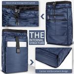 Black backpack for men 16 inch laptop backpack with computer compartment Drawstring slim waterproof tech backpack for travel wo