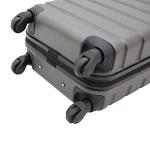 Travelers Club Harper Luggage, Charcoal, 22-Inch Carry-On