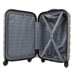 Travelers Club Harper Luggage, Charcoal, 22-Inch Carry-On