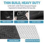 Bago Large Foldable Duffel Bags for Traveling Women & Men - 80L Packable Duffle Bag for Travel with Shoe Compartment - Water Repellant, Heavy Duty, Lightweight Folding & Collapsible (All Black)