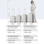 Mixi Patent Design Aluminum Frame Suitcase Carry On Rolling Luggage Beautiful Boarding Cabin 18 20 24 Inch M9260