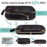 Expandable Compression Packing Cubes for Suitcases,6 Set Lightweight Compressible Travel Packing Organizer for Carry on Suitcase,Organizer Bags Set as Travel Essentials for Women