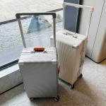 20"22"24"26 Inch Travel Suitcase Aluminum frame Trolley Case Carry-on Luggage with Cup Holder Boarding Box Rolling Luggage