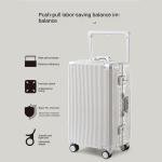 20"22"24"26 Inch Travel Suitcase Aluminum frame Trolley Case Carry-on Luggage with Cup Holder Boarding Box Rolling Luggage