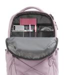 The North Face Women's Jester Everyday Laptop Backpack | Commuter Travel Bag with Laptop Sleeve, Water-Repellent Finish, Spacious Compartment, Ashen Purple/TNF Black, One Size