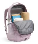 The North Face Women's Jester Everyday Laptop Backpack | Commuter Travel Bag with Laptop Sleeve, Water-Repellent Finish, Spacious Compartment, Ashen Purple/TNF Black, One Size