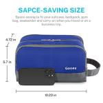 Gonex Travel Toiletry Bag Nylon, Shaving Bag Toiletry Organizer Blue