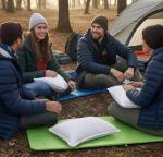 Utopia Bedding Travel Pillow for Airplane, Car and Toddlers (White, 2 Pack), Neck Support for Travelling, Down Alternative Filling, Compact Camping Pillow for Backpacking & Hiking (12x20) (2, 12x20)