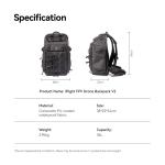 iFlight Backpack V2 Waterproof 35L Large Capacity Travel Gear Storage for RC FPV Racing Drone Quadcopter