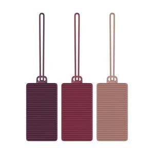 Travelon Set of 3 Silicone Privacy Luggage Tags