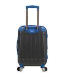 Rockland London Hardside Spinner Wheel Luggage, Two Tone Grey, Carry-On 20-Inch