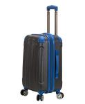Rockland London Hardside Spinner Wheel Luggage, Two Tone Grey, Carry-On 20-Inch